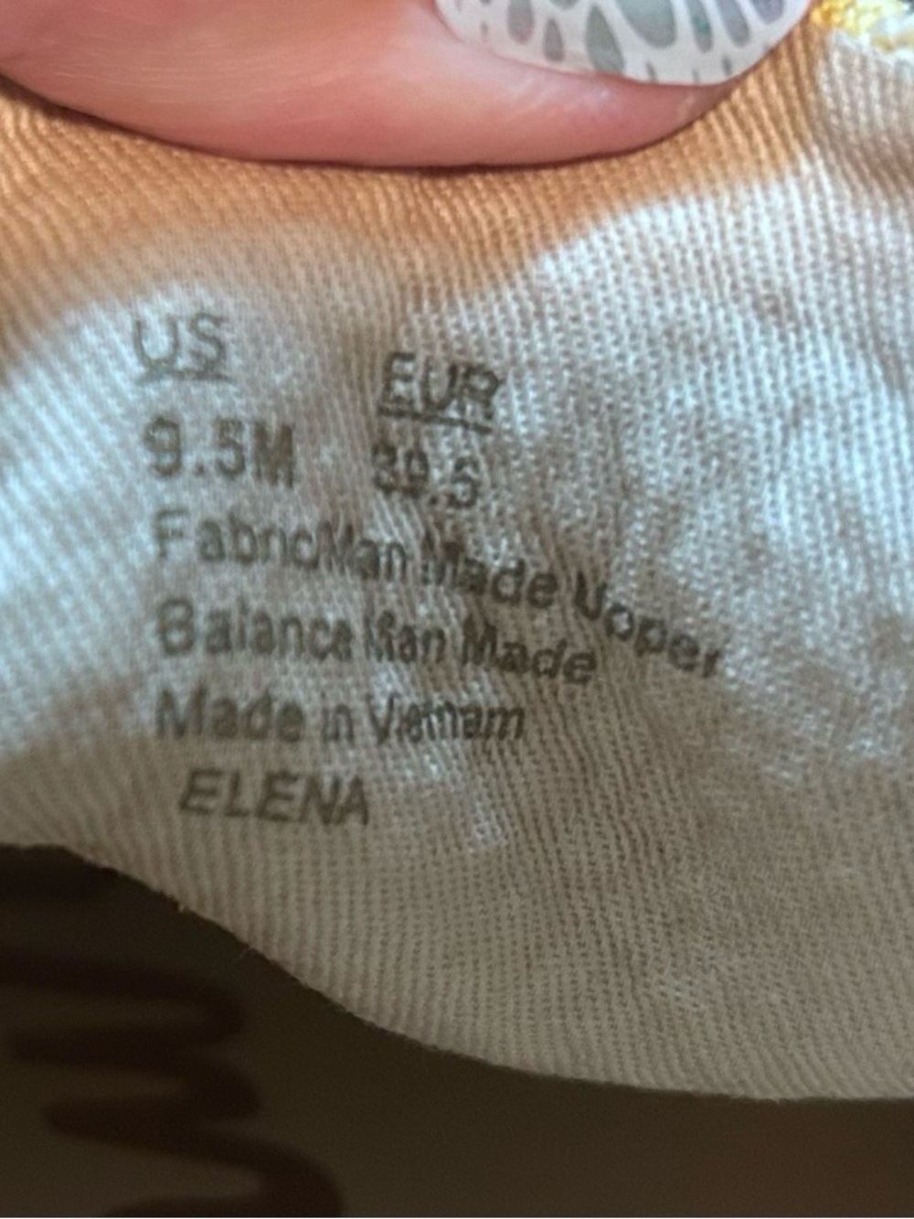 Sam Edelman light yellow Elena fabric sneaker 9.5 - Picture 14 of 14